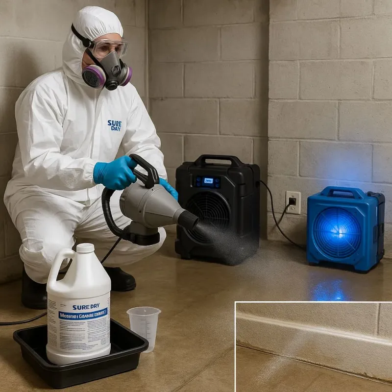 Sanitization and Odor Removal process in West Milton, OH