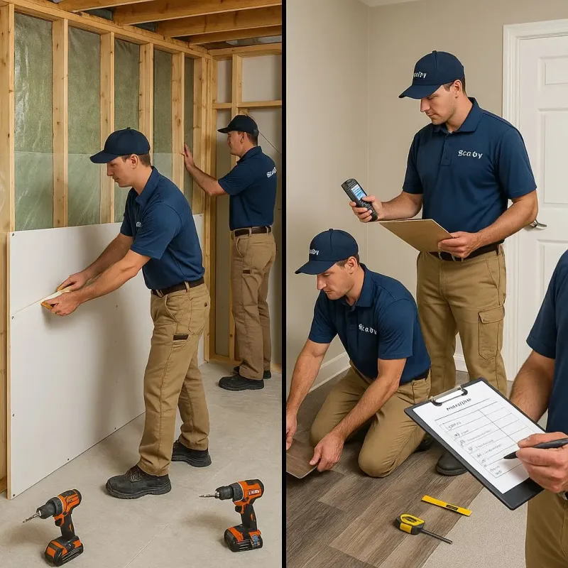 Repairs and Reconstruction process in West Milton, OH